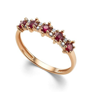 Кольцо из красного золота