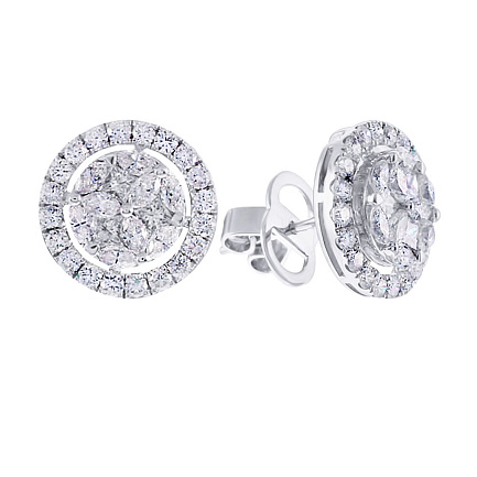 Серьги Пусеты