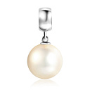 Подвеска из белого золота с жемчугом