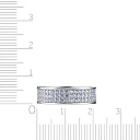 Кольцо из серебра с фианитом