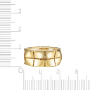 Кольцо из серебра с позолотой