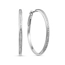 Серьги из белого золота с бриллиантами