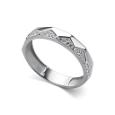 Кольцо из белого золота с бриллиантами