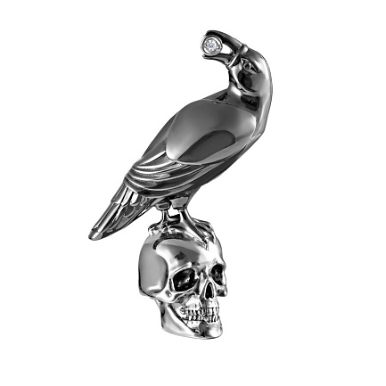 Подвеска из серебра с фианитом