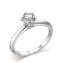 Кольцо из белого золота с бриллиантом