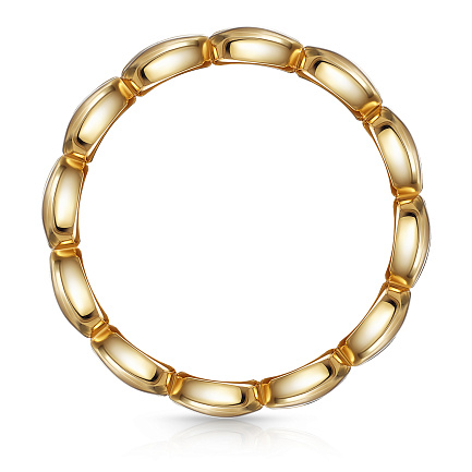 Кольцо из серебра с позолотой