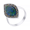 Кольцо из серебра с лазуритом