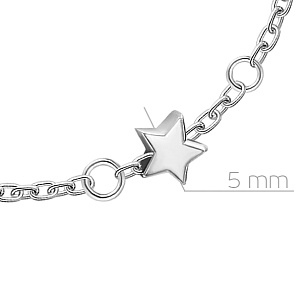 Браслет декоративный из серебра