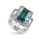 Кольцо из белого золота