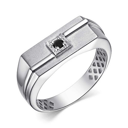 Кольцо из белого золота с бриллиантом