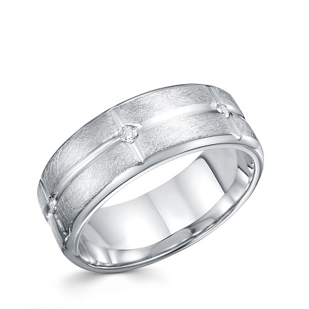 Кольцо из платины с бриллиантами