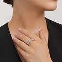 Кольцо из белого золота с бриллиантами