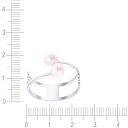 Кольцо из серебра с жемчугом