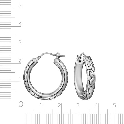 Серьги из серебра