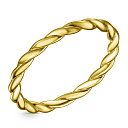 Кольцо из серебра с позолотой