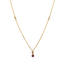 Колье из желтого золота с бриллиантами