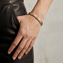 Браслет декоративный из желтого золота