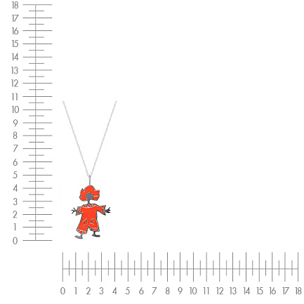 Подвеска из серебра с эмалью