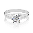 Кольцо из серебра с фианитом