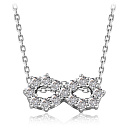 Колье из белого золота с бриллиантами, плетение якорное