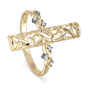 Кольцо из желтого золота