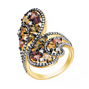 Кольцо из серебра с фианитом