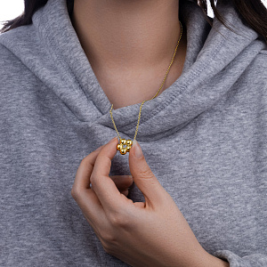 Колье из серебра