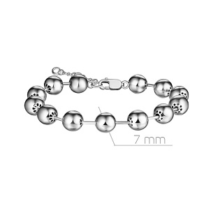 Браслет декоративный из серебра