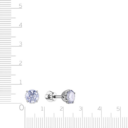 Серьги Пусеты