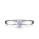 Кольцо из белого золота