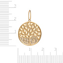 Подвеска из желтого золота