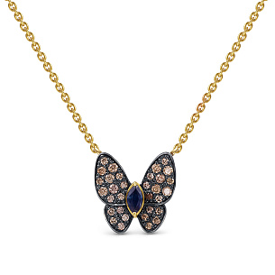 Колье из золота с бриллиантом