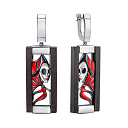 Серьги с английским замком из серебра