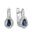 Серьги из белого золота