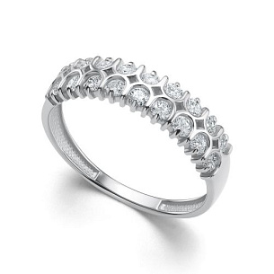 Кольцо из белого золота