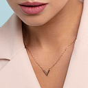 Колье из красного золота