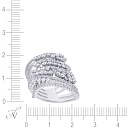 Кольцо из серебра с фианитом