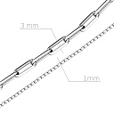 Колье из серебра