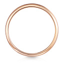 Кольцо обручальное из красного золота