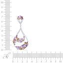 Подвеска из серебра с фианитом