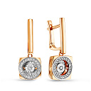 Серьги из красного золота