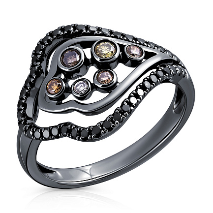 Кольцо из золота с бриллиантами