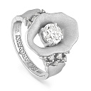 Кольцо из белого золота с бриллиантами