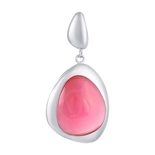 Подвеска из серебра с стеклом