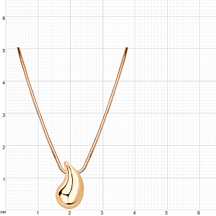 Колье из красного золота