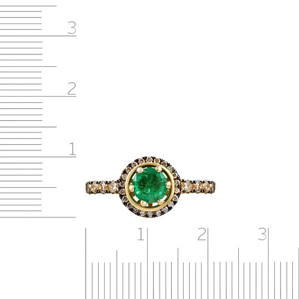 Кольцо из желтого золота