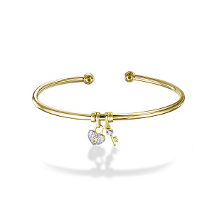 Браслет из золота с бриллиантом