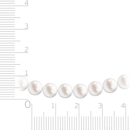 Браслет из красного золота с жемчугом