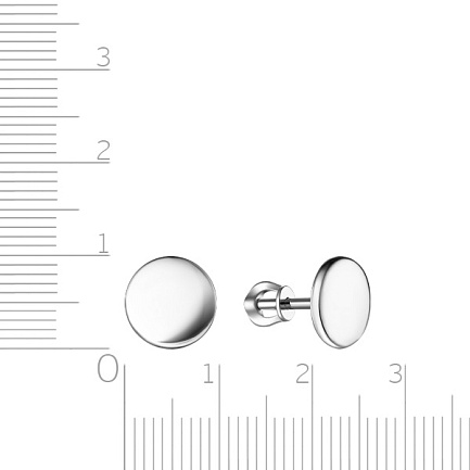 Пусеты из серебра