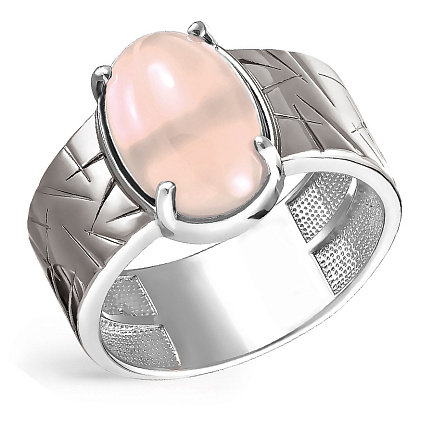 Кольцо из серебра с ониксом